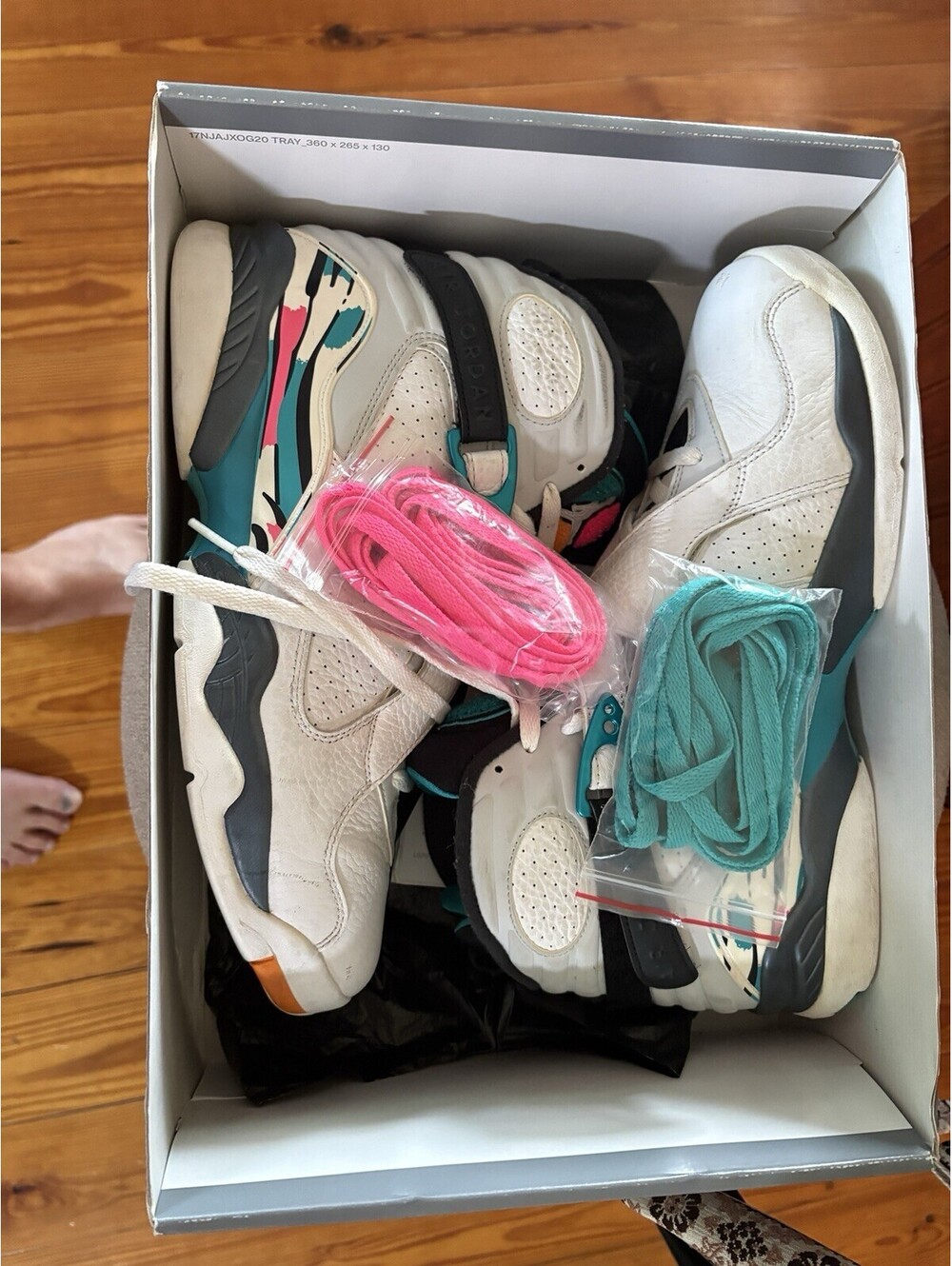 Size 12 - Air Jordan 8 Retro South Beach